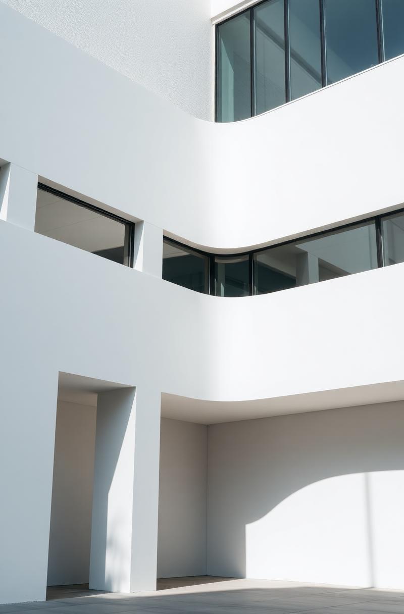 Modern architectural facade